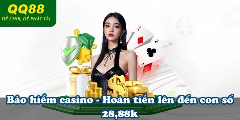 Bảo hiểm casino - Hoàn tiền lên đến con số 28,88k