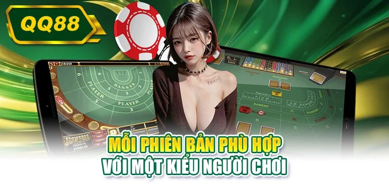 Mỗi phiên bản phù hợp với một kiểu người chơi